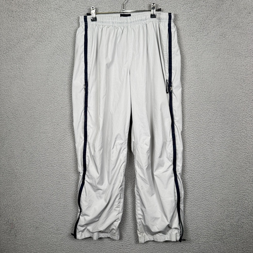 VTG Abercrombie Pants‎ Mens S Gray Gym Issue Wide Baggy Skater Grunge Y2K